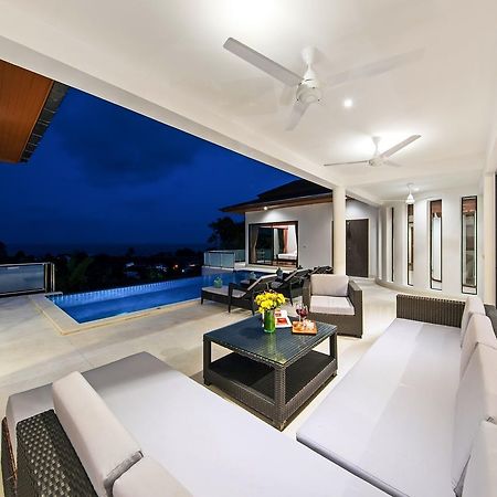 Sunny Banks - Modern Sea View 4 Bed Pool Villa Maret Экстерьер фото