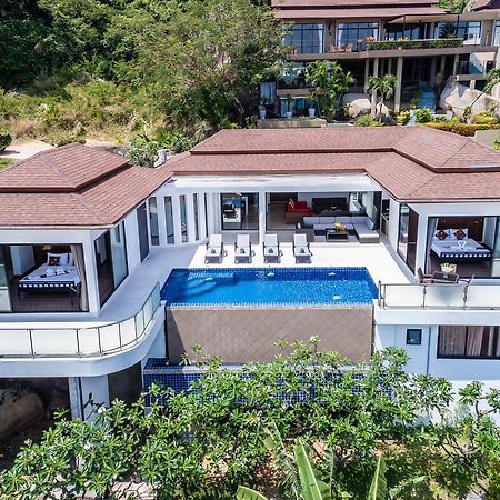 Sunny Banks - Modern Sea View 4 Bed Pool Villa Maret Экстерьер фото