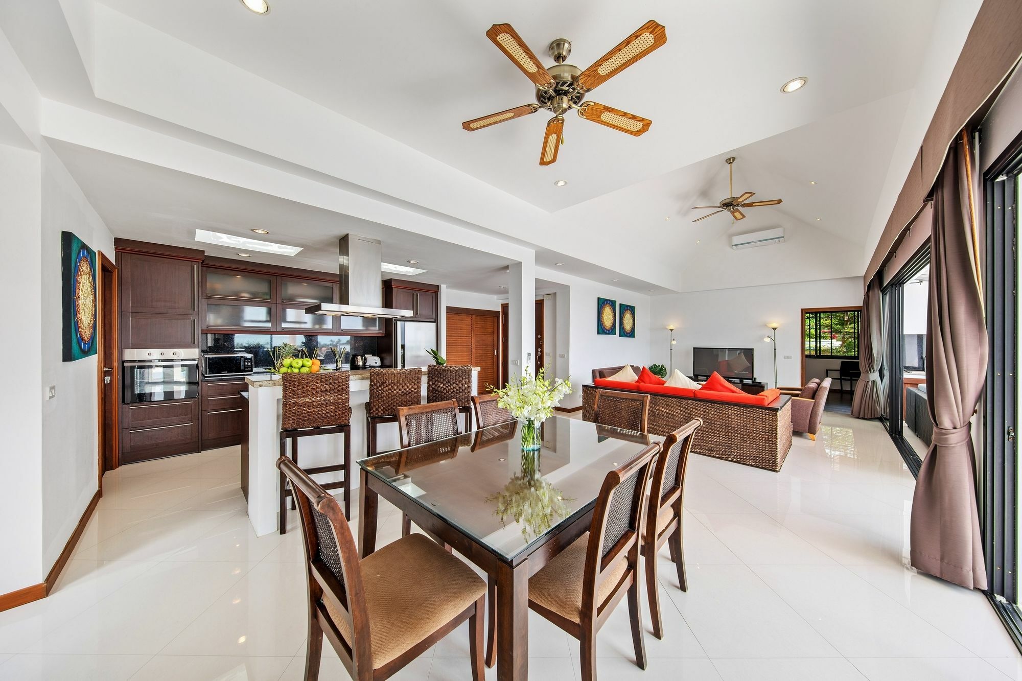 Sunny Banks - Modern Sea View 4 Bed Pool Villa Maret Экстерьер фото